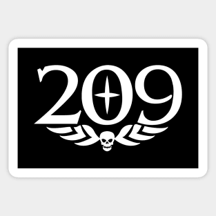 Represent 209 Sticker